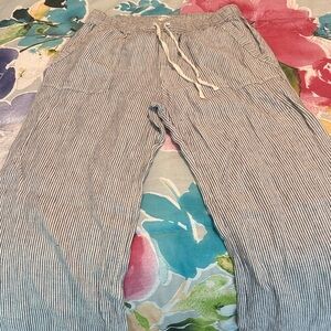 Artisan Ny Striped Pants - Black and White